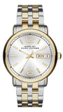 Marc Jacobs Fergus Silver Dial Two Tone Steel Strap Watch for Women - MBM3426