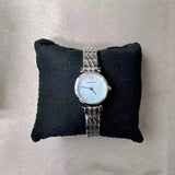 Emporio Armani Gianni Blue Dial Silver Steel Strap Watch For Women - AR1961