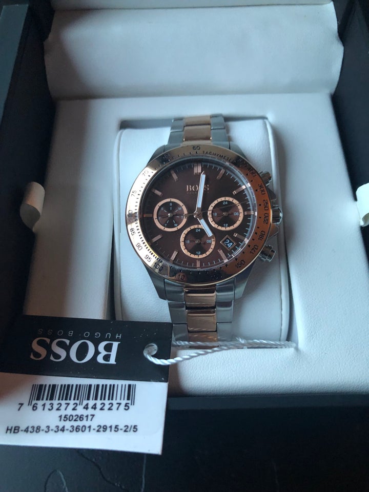 Hugo Boss Novia Brown Dial Two Tone Steel Strap Watch for Women - 1502617