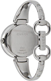 Gucci Guccissima Black Dial Silver Steel Strap Watch For Women - YA134301