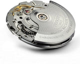 Tissot T-Classic Powermatic 80 Mother of Pearl Silver Dial White Leather Strap Watch For Women - T108.208.26.117.00