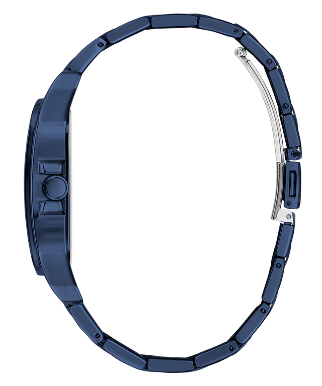 Guess Dress Multifunction Blue Dial Blue Steel Strap Watch for Men - GW0631G3