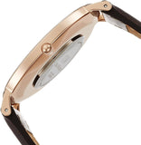 Daniel Wellington Classic Bristol White Dial Brown Leather Strap Watch For Men - DW00100009