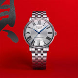 Tissot Carson Premium Silver Dial Silver Steel Strap Watch For Men - T122.410.11.033.00