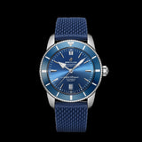 Breitling Superocean Heritage B20 Automatic 46 Blue Dial Blue Mesh Bracelet Watch for Men - AB2020161C1S1