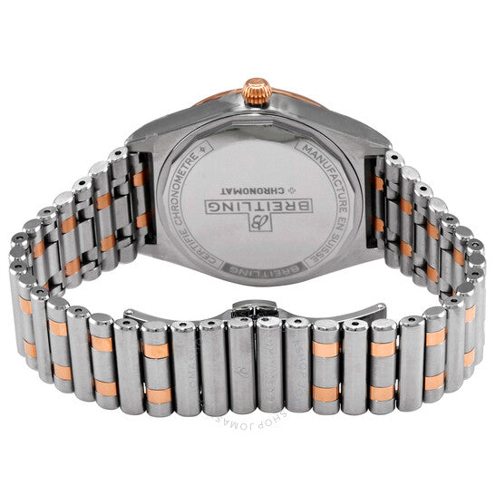 Breitling Chronomat Automatic 36 White Dial Two Tone Steel Strap Watch for Women - U10380101A1U1