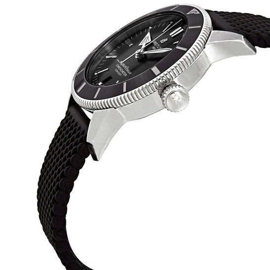 Breitling Superocean Heritage B20 Automatic 44 Black Dial Black Mesh Bracelet Watch for Men - AB2030121B1S1