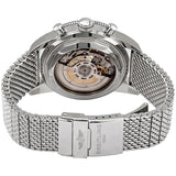 Breitling Superocean Heritage B01 Chronograph 44 Blue Dial Silver Mesh Bracelet Watch for Men - AB0162161C1A1