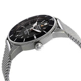 Breitling Superocean Heritage B20 Automatic 46 Black Dial Silver Mesh Bracelet Watch for Men - AB2020121B1A1