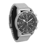 Breitling Superocean Heritage Chronograph 44 Black Dial Silver Mesh Bracelet Watch for Men - A13313121B1A1