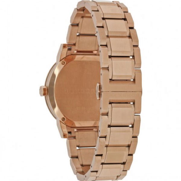 Burberry The City Rose Gold Dial Rose Gold Steel Strap Watch for Women - BU9034