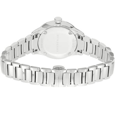 Burberry The Classic Silver Dial Silver Steel Strap Watch for Women - BU10108
