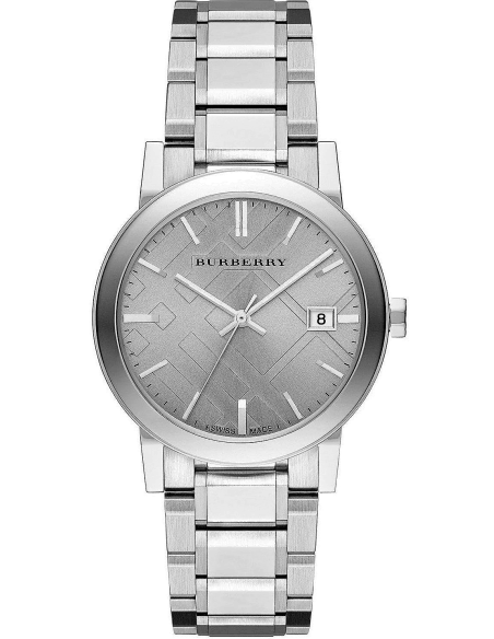 Burberry The City Silver Dial Silver Steel Strap Watch for Women - BU9035