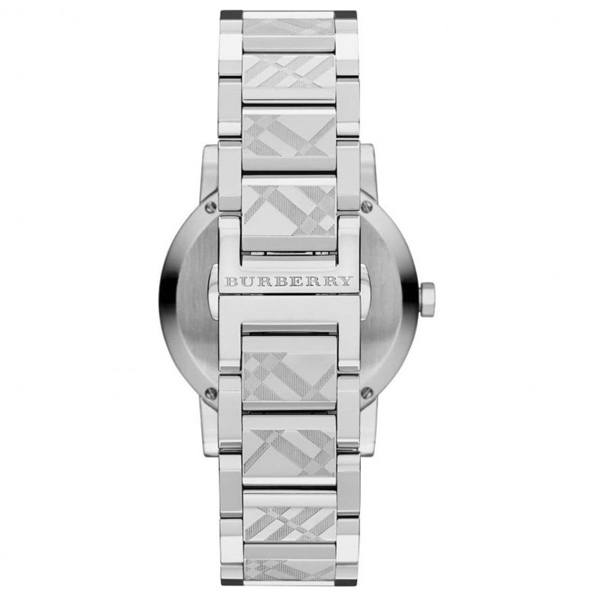 Burberry The City Silver Dial Silver Steel Strap Watch for Men - BU9037