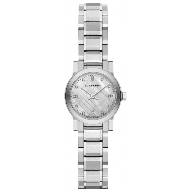 Burberry The City Silver Dial Silver  Steel Strap Watch for Women - BU9213