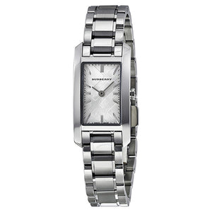 Burberry Heritage Quartz White Dial Silver Steel Strap Watch For Women - BU9600