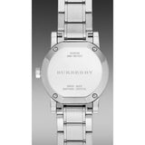 Burberry The City Silver Diamonds Dial Silver Steel Strap Watch for Women - BU9230