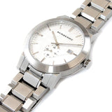Burberry The City Silver Dial Silver Steel Strap Watch for Men - BU9900