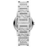 Burberry The City White Dial Silver Steel Strap Watch for Women - BU9144