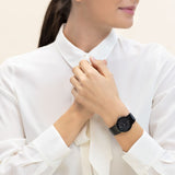 Bvlgari Bvlgari Lady Black Dial Black Steel Strap Watch for Women - BVLGARI103557