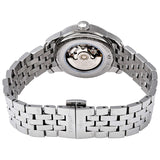 Tissot Le Locle Automatic Diamonds Mother of Pearl Black Dial Silver Steel Strap Watch For Women - T006.207.11.126.00