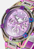 Guess Queen Multicolor Dial Multicolor Steel Strap Watch For Women - GW0464L4
