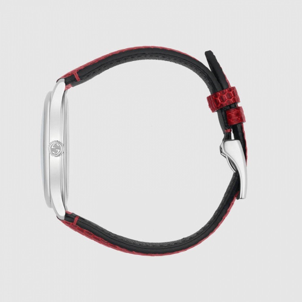 Gucci G-Timeless Cherry Red Mother of Pearl Dial 27mm Watch For Women - YA126584