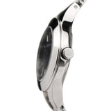 Emporio Armani Classic Quartz Black Dial Silver Steel Strap Watch For Women - AR7328