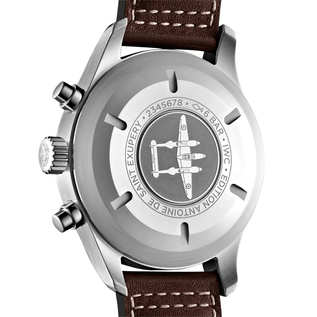 IWC Pilot's Watch Chronograph Edition Brown Dial Brown Leather Strap Watch for Men - IW377713