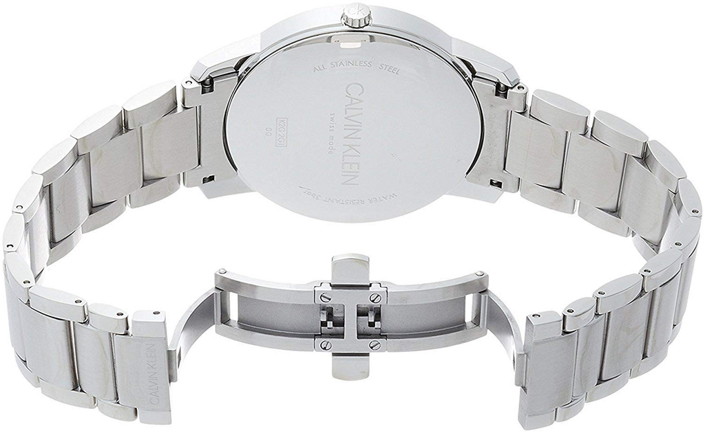 Calvin Klein City Blue Dial Silver Steel Strap Watch for Men - K2G2114N