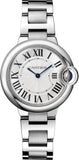 Cartier Ballen Bleu De Cartier Silver Dial Silver Steel Strap Watch for Women - W6920084