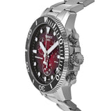 Tissot Seastar 1000 Chronograph Red Dial Silver Steel Strap Watch For Men - T120.417.11.421.00