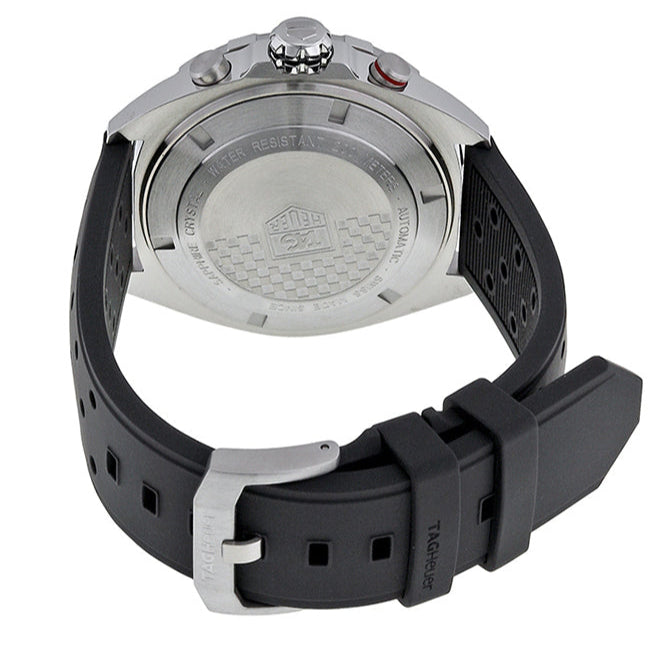 Tag Heuer Formula 1 Calibre 16 Black Dial Black Leather Strap Watch for Men - CAZ2010.FT8024