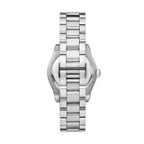 Emporio Armani Federica Three-Hand Date Blue Dial Silver Steel Strap Watch For Women - AR11593