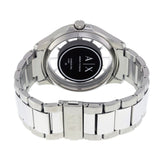 Armani Exchange Hampton Chronograph Blue Dial Silver Steel Strap Watch For Men - AX2178