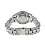 Marc Jacobs Henry Transparent Silver Dial Silver Steel Strap Watch for Women - MBM3337
