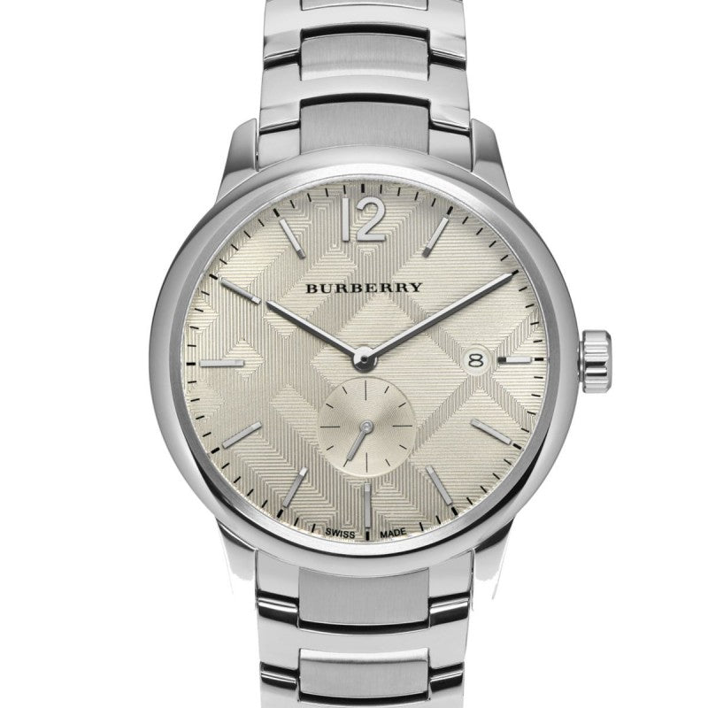Burberry The Classic Silver Dial Silver Steel Strap Watch for Men - BU10004