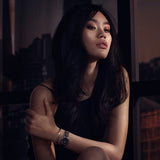 Daniel Wellington Petite Cornwall Black Dial Black Nylon Strap Watch For Women - DW00100248