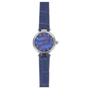 Coach Park Navy Blue Dial Navy Blue Leather Strap Watch for Women - 14503535