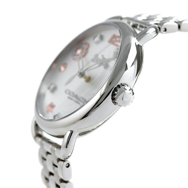 Coach Delancey White Dial Silver Steel Strap Watch for Women - 14502810