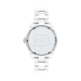 Coach Preston White Dial White Steel Strap Watch for Women - 14503462