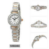 Coach Madison Crystals Silver Dial Two Tone Steel Strap Watch for Women - 14502404