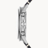 Fossil Townsman Chronograph Blue Dial Brown Leather Strap Watch for Men - FS5279