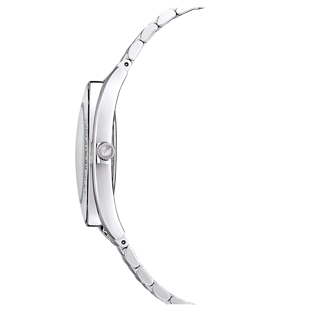 Swarovski Crystalline Aura Silver Dial Silver Steel Strap Watch for Women - 5519462