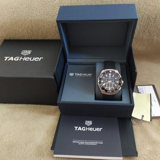 Tag Heuer Aquaracer Black Dial Watch for Men - CAY111A.FT6041