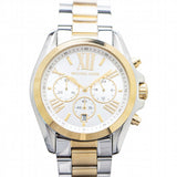 Michael Kors Bradshaw Silver Dial Two Tone Steel Strap Watch for Women - MK5627