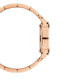 Daniel Wellington Iconic Link Unitone Rose Gold Dial Rose Gold Steel Strap Watch For Women - DW00100401