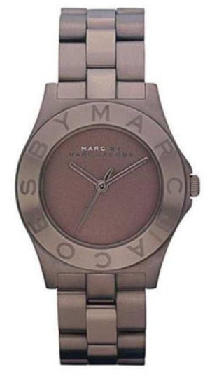 Marc Jacobs Amy Brown Dial Brown Steel Strap Watch for Women - MBM3128