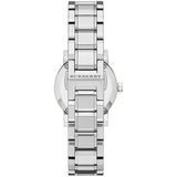 Burberry The City Silver Diamonds Dial Silver Steel Strap Watch for Women - BU9230