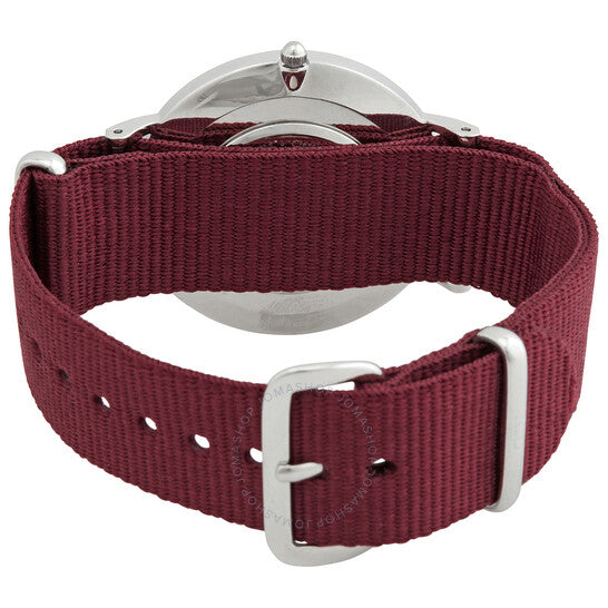 Daniel Wellington Classic Roselyn White Dial Red NATO Strap Watch For Women - DW00100268